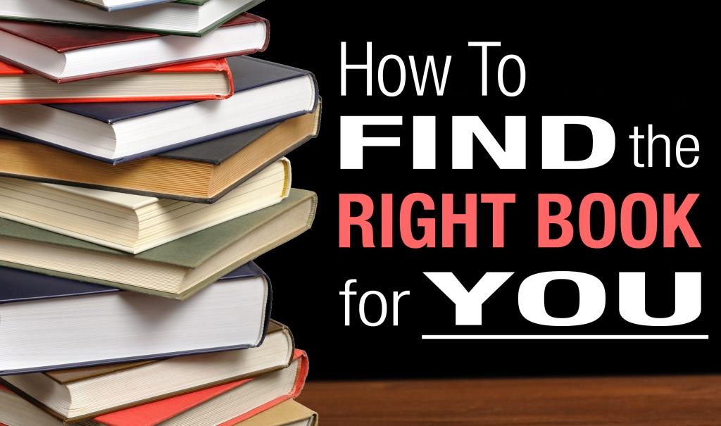 How To Find The Right Book For You